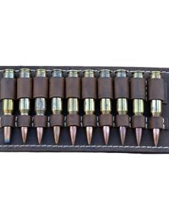 Leather Cartridge Holder 10 Ammo Capacity, Ammo Holder, Ammo carrier, Belt Bandolier, 2 Ply Leather%100 handmade (45-70)