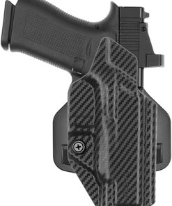 Tulster OWB Range+ Kydex Paddle Holster in Right Hand fits: Glock 48 / MOS | Optic Cut Outside The Waistband Open Carry