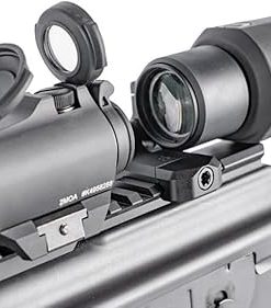 Low Magnifier Mount & Low T2 Mount Combo，0.9″ Optic Centerline Hieght，90-180 Degrees Rotate 2