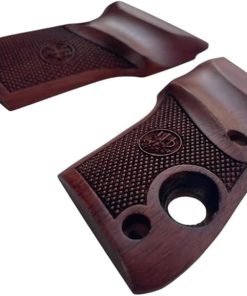 Gorgeous Padauk Wood Grip Compatible with Berretta 3032 Tomcat .32 Checker Engraved 2