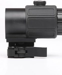 G33/G43/G45 3X/5X Riflescope Magnifier, Holographic Sight, 3x/5X Mirror Magnifying Glass, Side Foldable Flip Adjustment, with Switch to Side Quick Detachable QD Mount