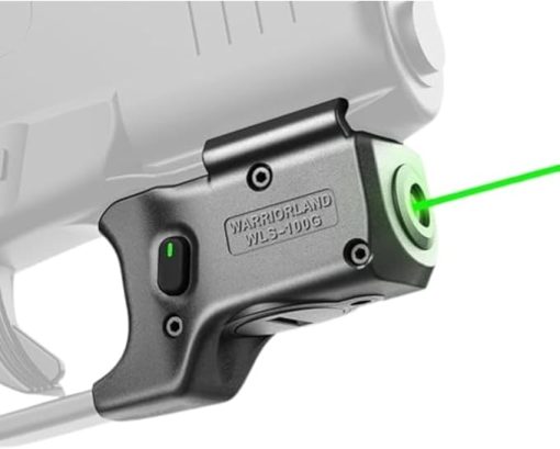 Tactical Scorpion Gear TSGWLS100GG43XMOS Green Laser Gun Sight Fits: Glock 43X MOS | Compact Green Gun Optic w/Ambidextrous Switch & Power Indicator