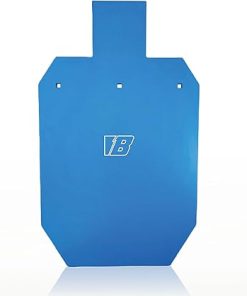 Bash Target Supply AR500/AR550 Laser Cut Steel Plate, Round or Silhouette Shooting for Handgun, Rifle, Shotgun, 5/16″ or 3/8″ or 1/2″ Thick, Gong or Static Mount