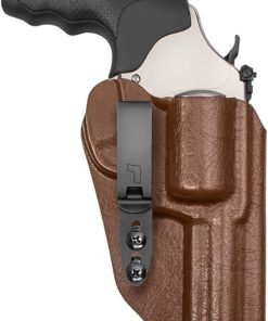 Tulster RATH IWB Kydex Revolver Holster fits: Smith & Wesson Model 60 3″ J-Frame .357 Magnum | Ambidextrous Inside The Waistband Appendix Concealed Carry