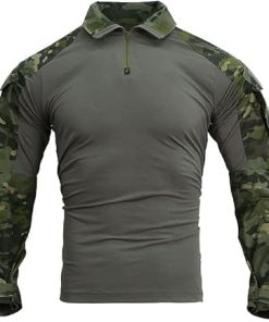 EMERSONGEAR Tactical Men Combat Shirt,Army Airsoft BDU Outdoor Shirt,G3 Paintball Long Sleeve T-Shirt Top