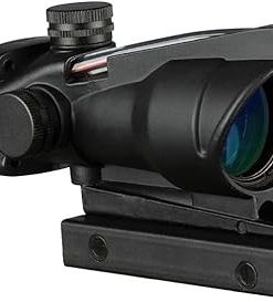 4X32 Hunting Riflescope Real Fiber Optics Grenn Red Dot Illuminated Etched Reticle Tactical Optical Sight