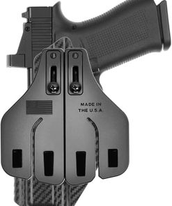 Tulster OWB Range+ Kydex Paddle Holster in Right Hand fits: Glock 48 / MOS | Optic Cut Outside The Waistband Open Carry 2