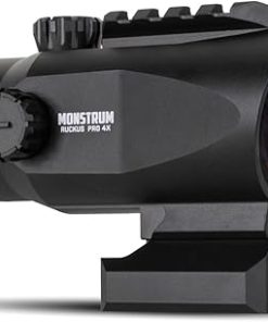 Monstrum Ruckus Pro Prism Scope with Piggyback Mount and Shake Awake | BDC Reticle