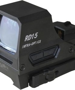 Red Dot Sight for Rifle – 0.5 MOA per Click Adjustment, 2 MOA Dot & 32 MOA Circle Reticle, OLED Reflex Sight with 10 Brightness Levels 10,000 Hours 2