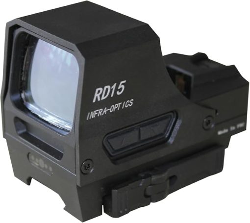 Red Dot Sight for Rifle - 0.5 MOA per Click Adjustment, 2 MOA Dot & 32 MOA Circle Reticle, OLED Reflex Sight with 10 Brightness Levels 10,000 Hours - Image 2