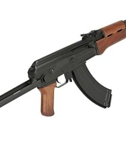 Evike Airsoft – CYMA Sport AK47S Under-Folding Airsoft AK47 AEG Airsoft Rifle – Simulated Wood Furniture (Package: Gun Only) 2