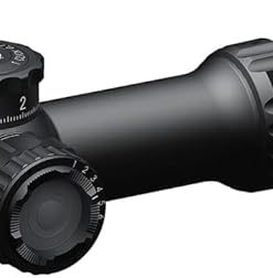 March F Tactical Shorty 1-10x24mm 0.1MIL Illuminated Riflescope, Dual Focal Plane, DR-1 Reticle, Compact Design, Argon Gas Filled (D10SV24FDIML-P-DR-1)
