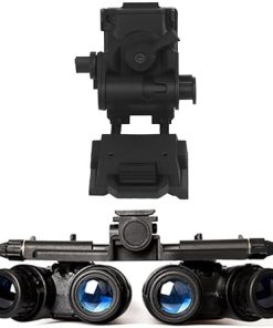 Aetheria Night Vision Goggles with Mount for PVS15/PVS18/GPNVG18 – Four-Tube Binocular Night Vision Cosplay Prop – Black