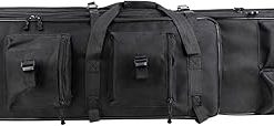 Heavy-Duty Waterproof Tactical Storage Bag – 48” Multi-Purpose Outdoor Gear Organizer Soft Bag for Camping, Fishing & Sports Equipment – Black