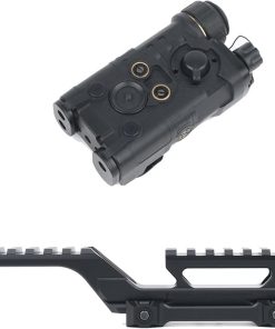 Tactical Group Type Mount + Upgrade PEQ with IR Laser + Red/Green Laser Sight + Strobe/Steady White LED Flashlight