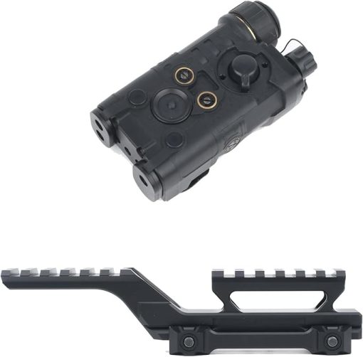 Tactical Group Type Mount + Upgrade PEQ with IR Laser + Red/Green Laser Sight + Strobe/Steady White LED Flashlight