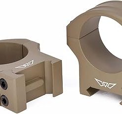 WARNE HyperLite Picatinny-Style Rings (Dark Earth, 30mm Medium)