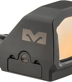 Meprolight MPO-F Open Emitter Pistol Red Dot Sight – RMR Footprint, 3-Segment Reticle, Shake Awake, IPX7 Waterproof, 10+2 Brightness Settings, 20,000+ Battery Life