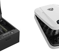 RPNB 1 of 4-Pistol High Capacity Handgun Safe with Biometric Fingerprint, 1 of Gun Safe for Handguns with Biometric Fingerprint, Bundle