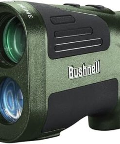 Bushnell Prime 1500 Hunting Laser Rangefinder 6x24mm – Bow & Rifle Modes, BDC Readings, Crystal Clear Optic Protected by Exo Barrier + Battery + Microfiber Cleaning Cloth 2