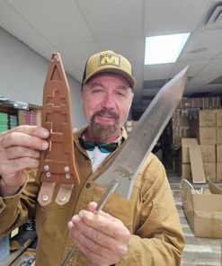 Slock Master Saber Tooth Spear, 85″ Overall Length, Two-Piece Design, High-Grade Steel Razor Sharp Spear with Practice Head 2