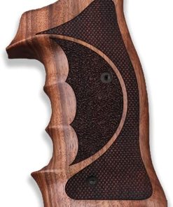 KSD Brand Smith Wesson K/L/X – Frame Round Butt Compatible Walnut Grips