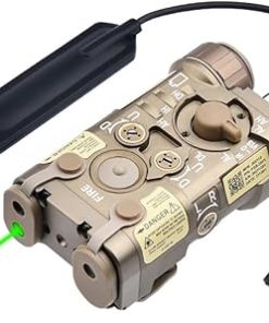 Metal L3-NL Box Laser Sights，with IR Laser + Green Laser Sight + Strobe/Momentary/Constant Modes Whitelight LED 150 Lumens Flashlight，with Pressure Switch，for 20mm Rail