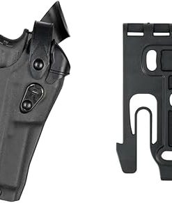 Safariland 6360RDS Level Three Retention Duty Holster, Red Dot Sight Compatible, STX Plain Black, Right Hand, Fits: Glock 17/22 Streamlight TLR 2