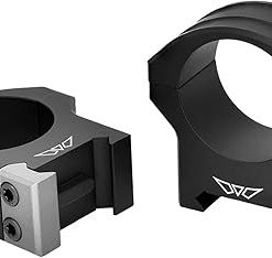 WARNE HyperLite Picatinny-Style Rings 30mm Medium Matte Black