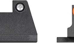 Night Fision Suppressor Height Tritium Night Sight Set for Sig P320/P365 – Orange Front Ring, Black Rear Rings 2