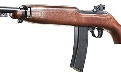 GoldenBall UK Arms Airsoft M1 Carbine World War II Spring Rifle Replica- Wood (Speed Loader Included)