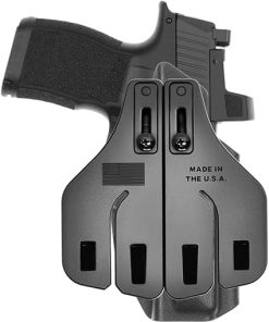 Tulster OWB Range+ Kydex Paddle Holster in Left Hand fits: Sig Sauer P365XL | Optic Cut Outside The Waistband Open Carry 2