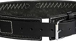 Hulara Full Grain Buff Leather 45 Colt Cartridge Belt for .44/45 Ammo – Heavy Leather Belt for Men 2