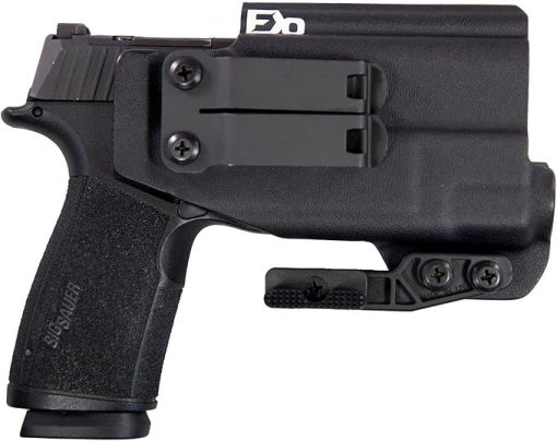 FDO Industries IWB Kydex Holster Compatible with Sig P365 X-Macro w/TLR7 -Discreet Carry Concepts 1.5" Metal Monoblock Gear Clip - Optic Cut - The Paladin Series - Made in USA