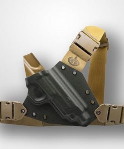 Kenai Chest Holster for a Smith and Wesson M&P 10mm 4.6″ (MAS Grey/Coyote)