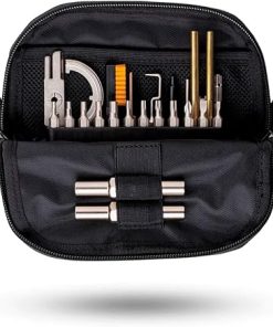 Fix It Sticks .223 Caliber Gun Maintenance Tool Kit with Soft Carrying Case & Ratcheting T-Way Wrench with Locking Hex Drive Combo 2
