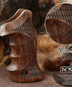 Smith Wesson K/L/X – Frame Round Butt Compatible Handgun Grip Made of Walnut 2
