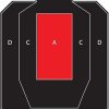 Official USPSA/IPSC Practice Paper Shooting Targets, Competition Torso Target, Paper Silhouette Shooting Target, Shooting Range, Rifles, Handguns, & Shotguns