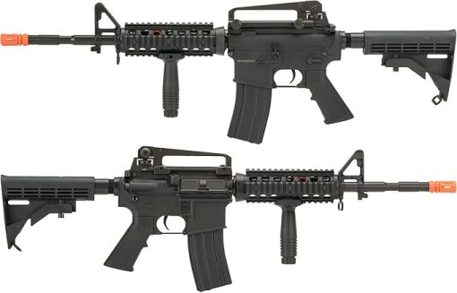 Evike Airsoft - CYMA Sport Airsoft M4A1 RIS AEG Airsoft w/Lipo Ready Gearbox (Color: Black) - Image 2