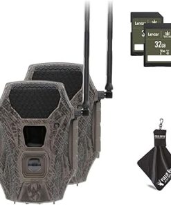 Wildgame Innovations WGI-TERACC: Terra Xt Cellular Camera / 24Mp Includes Two 32GB SD Cards and Microfiber Cleaning Cloth (2PK)