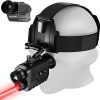 Fusion Thermal Vision & Digital Night Vision Goggle – Head & Helmet Mounted, Wide Viewing, 1x Lens, USB Rechargeable Infrared Thermal Heat Monocular NVG for CQB Airsoft, Tactical Training Tool/Toy 3