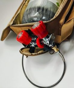 Acecare PCP Air Tank Carry Bag with Pouches Large Size Zipper Backpack for 6.8L/9L/12L Paintball Tank