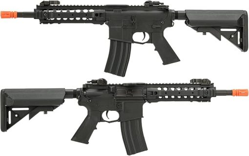 Evike Airsoft - CYMA Sport CQB Airsoft M4 AEG with 8" UX 4 Handguard (Color: Black) - Image 2