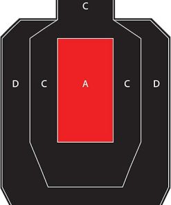 Official USPSA/IPSC Practice Paper Shooting Targets, Competition Torso Target, Paper Silhouette Shooting Target, Shooting Range, Rifles, Handguns, & Shotguns 2