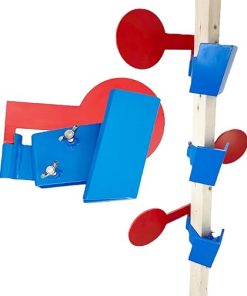 Bash Target Supply “AR500 Dueling Tree Target with AR500 Guard Multi-Pack” Any Caliber Handgun, Rifle or Shotgun for Use