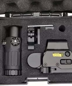 558 Red Green Dot Reflex Sight & G33X Magnifier Scope Combo, 558+G33X Sight, Optical Holographic Hybrid Sight + G33X Magnifier with Switch to Side QD Mount, Fit 20mm Rail 2