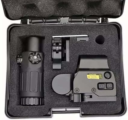 558 Red Green Dot Reflex Sight & G33X Magnifier Scope Combo, 558+G33X Sight, Optical Holographic Hybrid Sight + G33X Magnifier with Switch to Side QD Mount, Fit 20mm Rail 2 558 Red Green Dot Reflex Sight & G33X Magnifier Scope Combo, 558+G33X Sight, Optical Holographic Hybrid Sight + G33X Magnifier with Switch to Side QD Mount, Fit 20mm Rail - Image 2