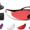 Bertoni Shooting Tactical Glasses 4 Interchangeable Lenses and Carrying Case SH898 RX Optical Prescription Carrier