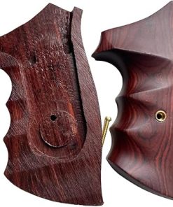 Handmade reproductive Smooth Padauk Wood Grips Compatible with Taauuruss Tracker/Judge 17 44 415 425 450 617 627 692, Compact Frame, #TK1 2