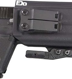 FDO Industries IWB Kydex Holster Compatible with Glock 19 23 32 w/TLR1 -Discreet Carry Concepts 1.5″ Metal Monoblock Gear Clip – The Paladin Series – Made in USA